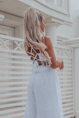 Gabby Crop - White