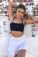 St Tropez Crop - Black - Babcia The Label