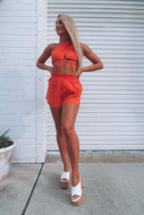 Camilla Shorts - Tangerine