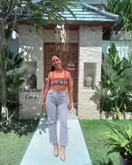 Charlotte  Crop - with beaded trim