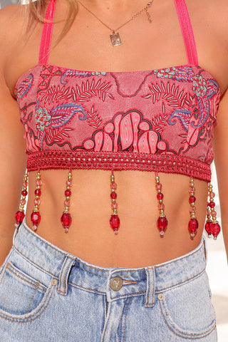 Bella Beaded Crop