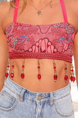 Bella Beaded Crop